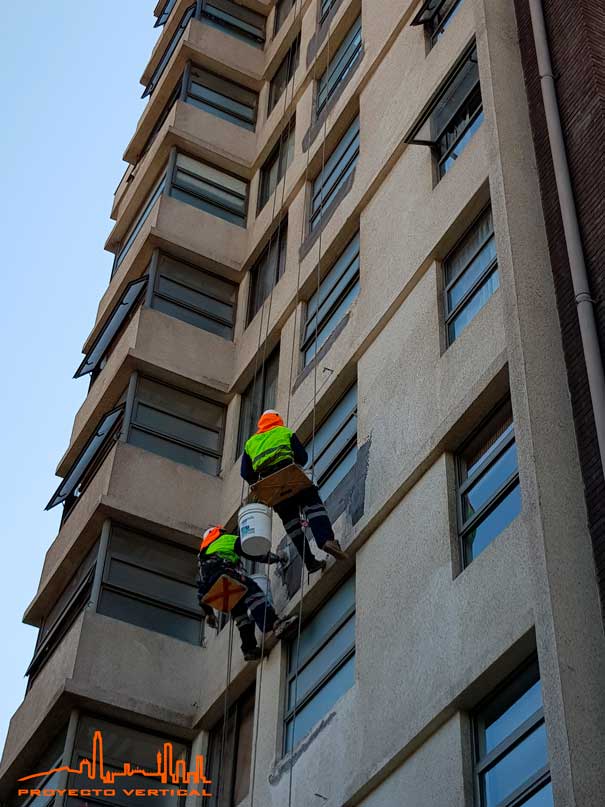 Mantención de fachadas de edificios